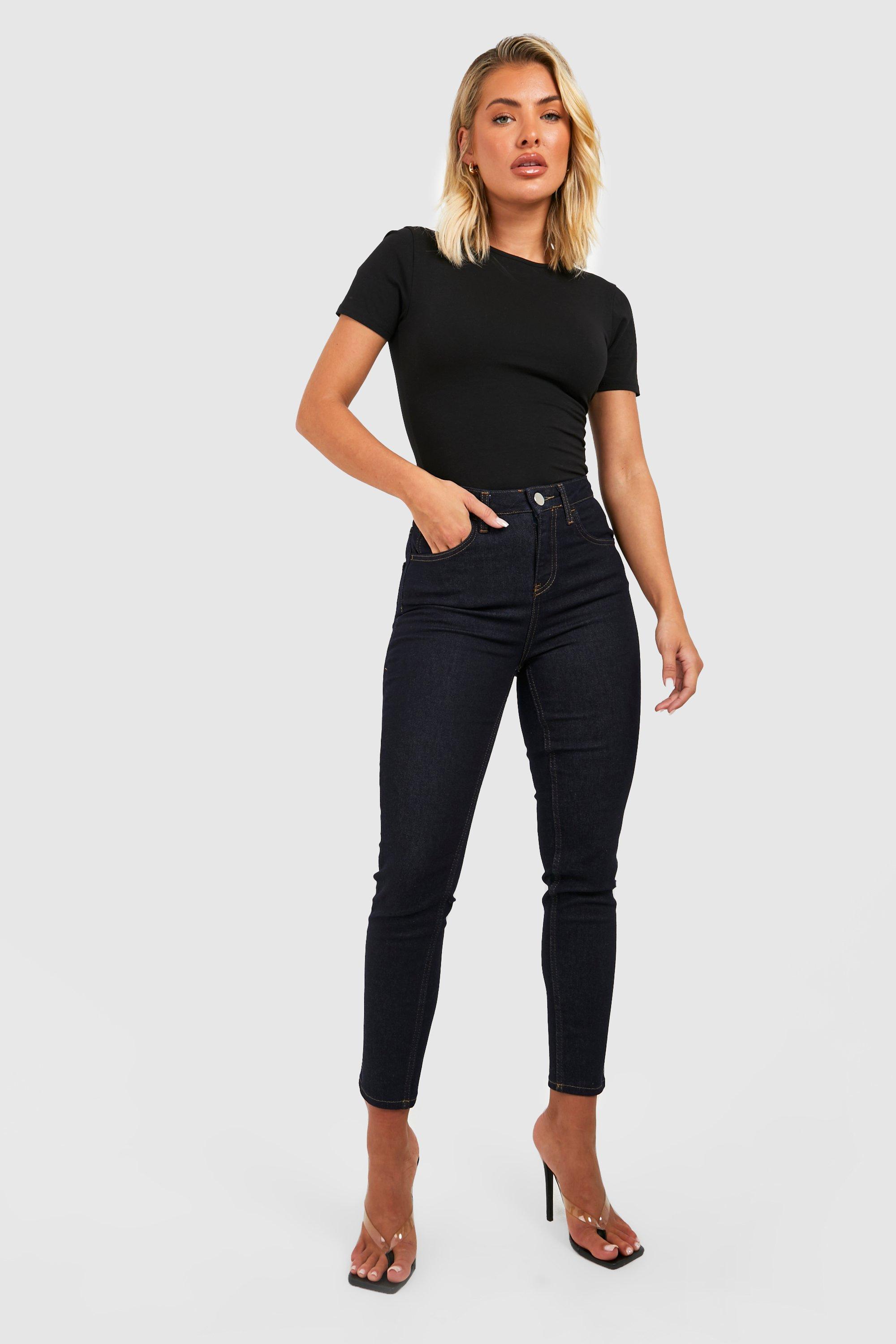 Dark indigo best sale jeans womens